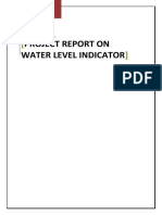 Project Report On Water Level Indicator