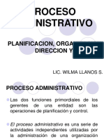 Planificacion Organizacion Direccion y Coordinacion