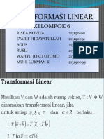 Transformasi Linear