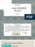 Management Plan