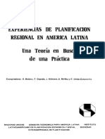 Experiencias de Planificacion Regional en America Latina PDF