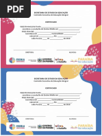 Certificados - Pós Médio