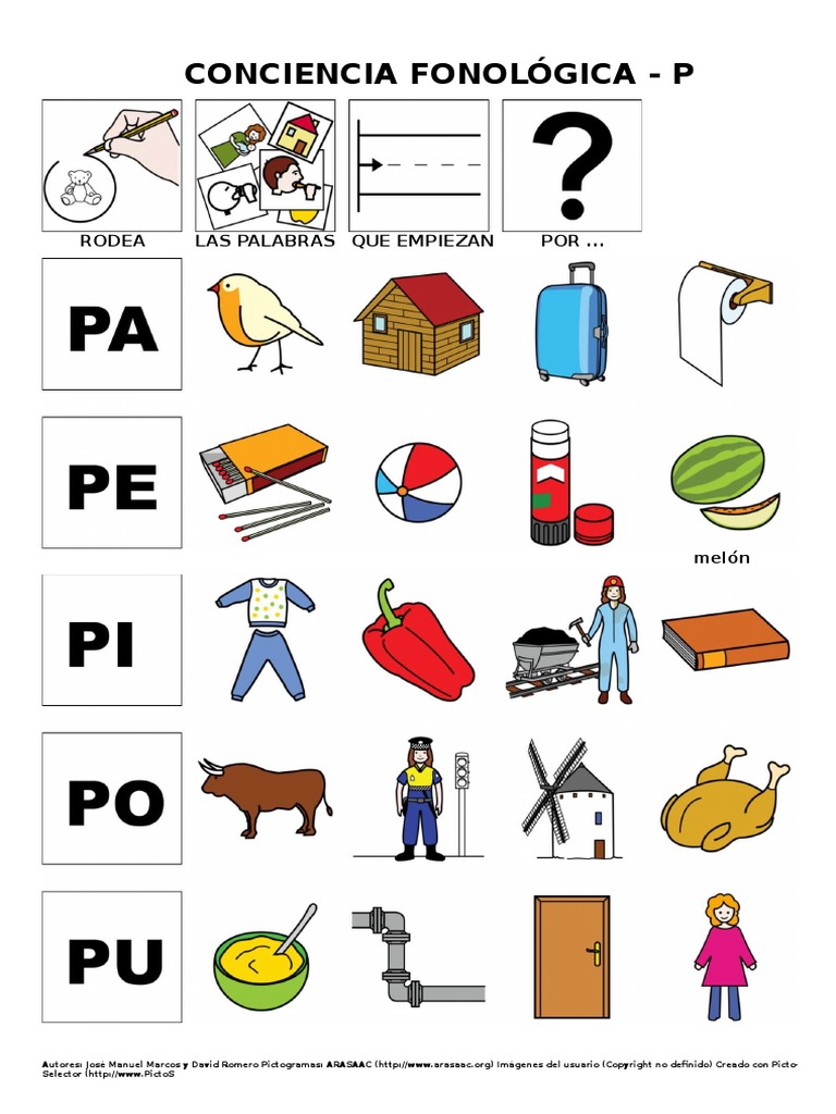 15 Conciencia Fonologica Pa Pe Pi Po Pu Doc