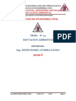 14° Educacion Ambiental-2018-I Desastres-2°b