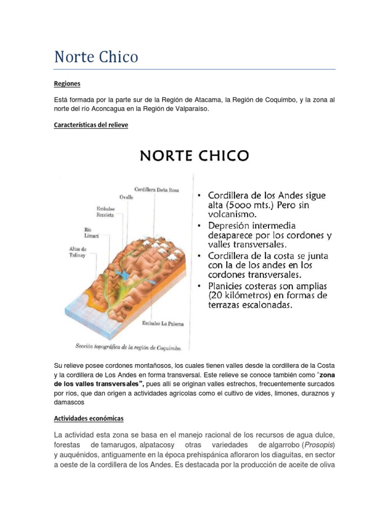 Relieve y Valles Transversales del Norte Chico | PDF | Naturaleza