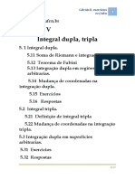 Cálculo de integral dupla e volume de sólidos