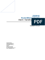 Alarm Handling Manual ZTE PDF