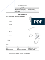 Prueba Diferenciada Letra m, l. p