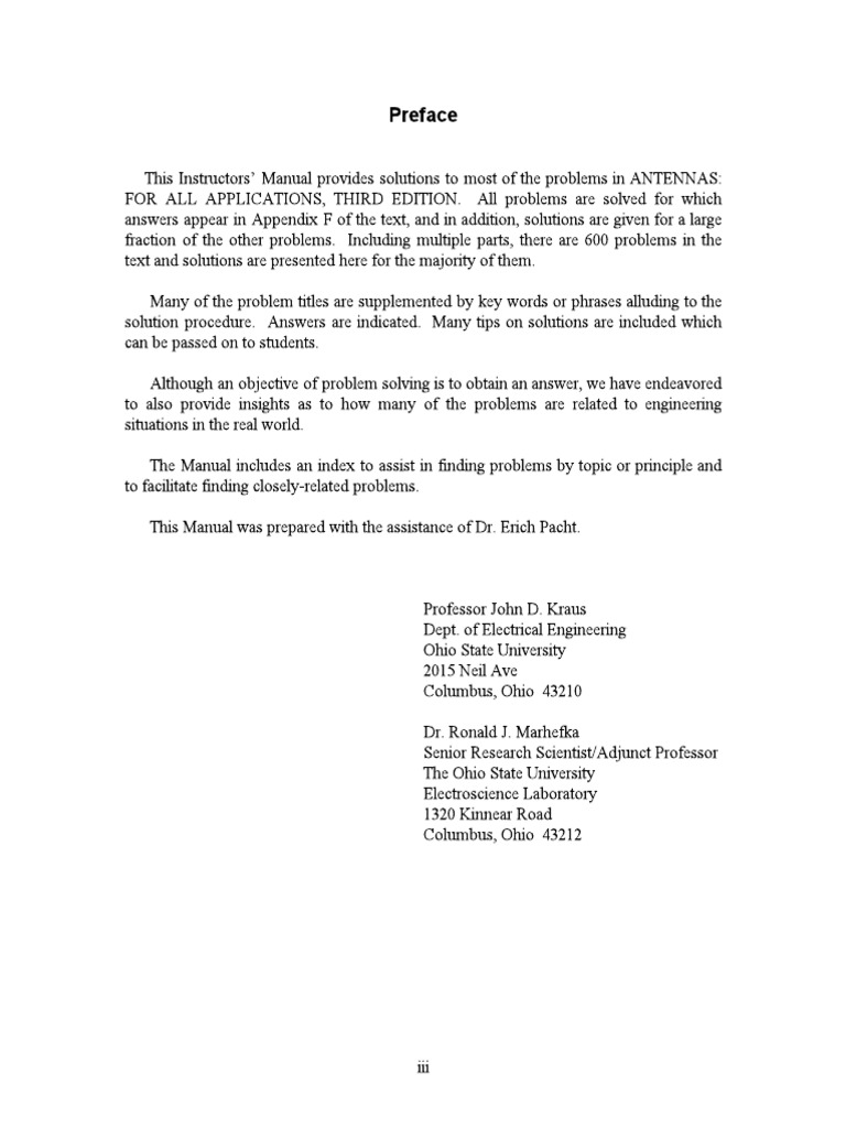 Krauss John Solucionario Antennas 3rd Edition PDF PDF