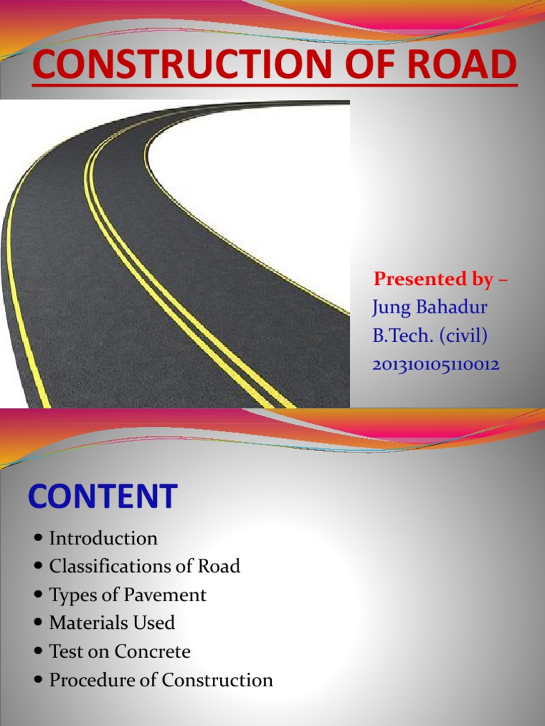 Road Construction Techniques and Design | PDF