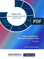 Handbook Presentations Microsoft Powerpoint 2010 PDF