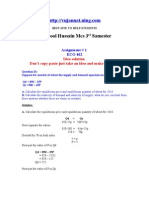 ECO402 Assignment Solution