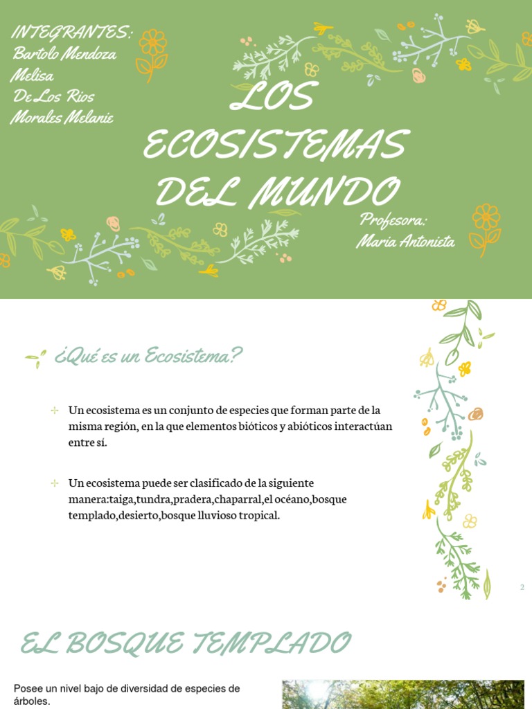 Ecosistemas Del Mundo | PDF | Desierto | Clima