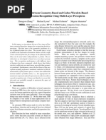 Comparison Between Geometrybased and Gaborwaveletsbased Facial e