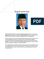 Biografi Amien Rais Politikus Indonesia