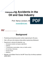 Nancy Leveson Presentation On Reducing Accidents in The Oil and Gas Industry