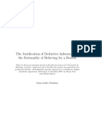 Gian-Andri Töndury - Justification, Deductive Inference, and Rationality PDF
