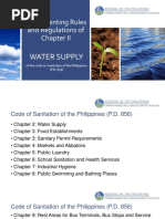 Implementing Rules and Regulations of Chapter II - Code On Sanitation