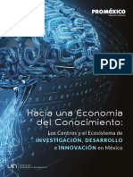 Hacia Economia Conocimiento Centros Ecosistema Investigacion Desarrollo Innovacion Mexico PDF