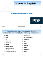 Time Clauses PDF