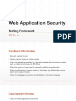 Web App Security Framework