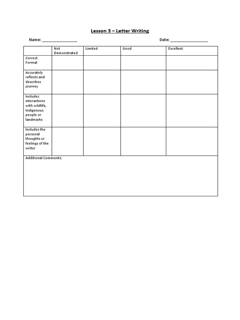 Lesson 3 Evaluation | PDF