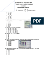 Naskah Soal Matematika MKKS Diy 2019