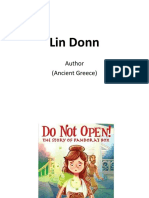 Lin Donn: Author (Ancient Greece)