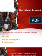 Hotel Statement