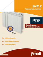 Ficha Tecnico Comercial Radiadores Xian 2018 PDF