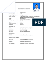 Daftar Riwayat Hidup