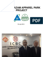 Quaid-E-Azam Apparel Park Project: 18 July 2014