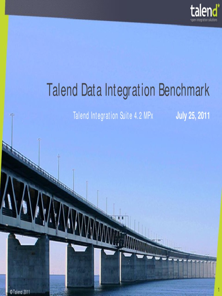 Talend DI Benchmark PDF | PDF | Input/Output | Computer Engineering