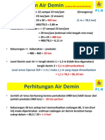 Perhitungan Air Demin