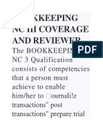 Bookkeeping NC Iii Coverage and Reviewer