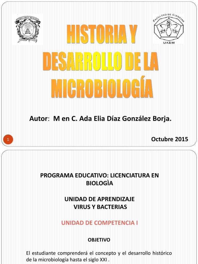Historia y Desarrollo de la Microbiología | PDF | Microbiología ...