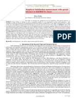 A Research Work On Employee Satisfaction Measurement With Special Reference To KRIBHCO, Surat