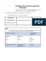 Le Manuel de Procédures de SUD FRACLIM (CD)