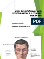 Materi 11 KGD Cedera Kepala Dan TL Belakang