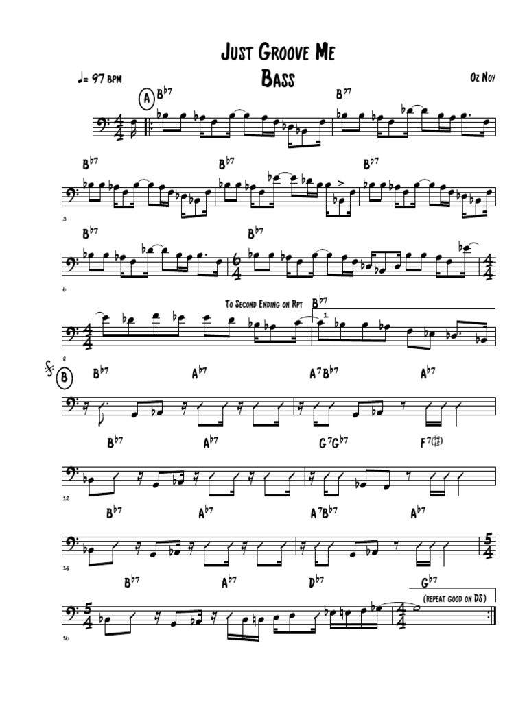 Oz Noy Just Groove Me Basschart