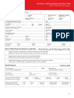 Individual Term Assurance Proposal Form