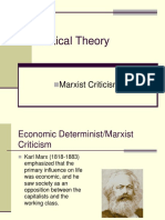 Marxist Criticism