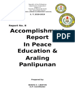Social Studies Accomplishment Report in A P