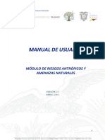 Manual de Usuario Registro de Riesgos Antrópicos y Amenazas Naturales