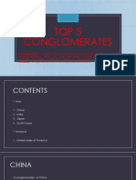 Top 5 Conglomerates: Company. Conglomerates Are Often Large and Multinational