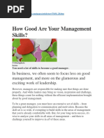 How good are your Management skills.docx