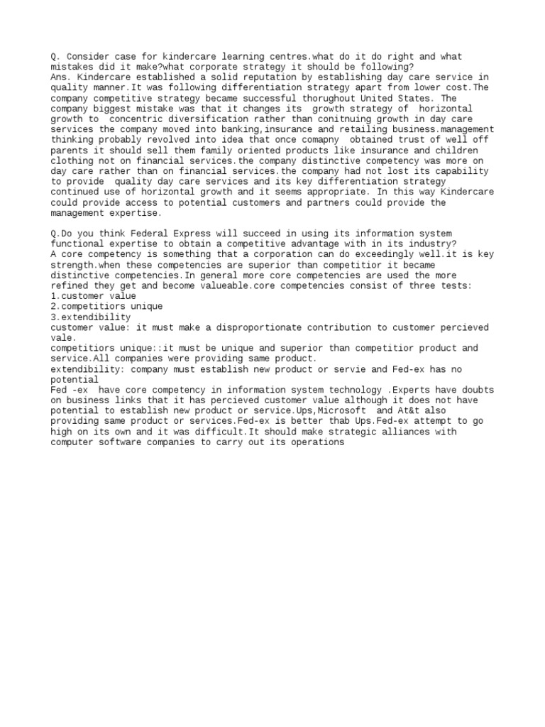 Strategic Management Pdf Strategic Management Competitive Advantage