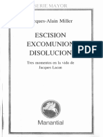 Escisión, Excomunión, Disolución - Jacques Alain Miller.pdf