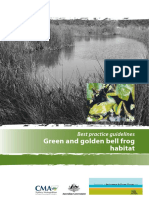 Green and Golden Bell Frog Habitat: Best Practice Guidelines