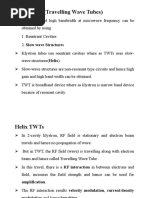 Helix Twts (Travelling Wave Tubes)